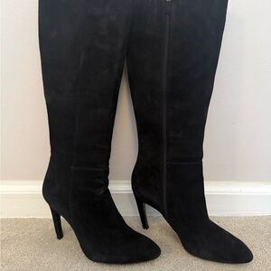 Via Spiga Black Knee High Boots